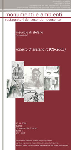 Conferenza di Maurizio Di Stefano dal titolo Roberto Di Stefano